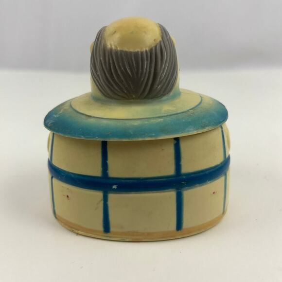 VTG Grandpa In Pajamas Plastic Denture Caddy Box 1974 JSNY Storage - Picture 2 of 13